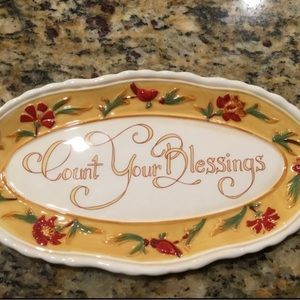 Fitz and Floyd Count your Blessings